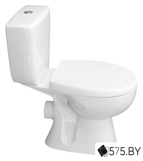 Унитаз напольный Керамин Позитано (бачок, сиденье дюропласт, 2-реж. И-СБ2-НпрРФК-Хк-М) в магазине 575.by