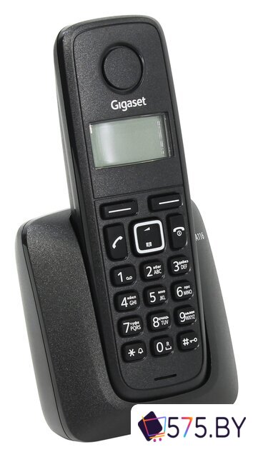 Радиотелефон Gigaset A116 (черный) в магазине 575.by