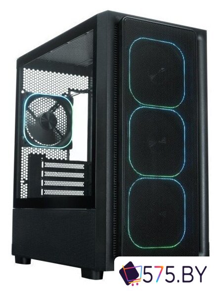 Корпус XASTRA A411M 4ARGB-FG (черный) в магазине 575.by