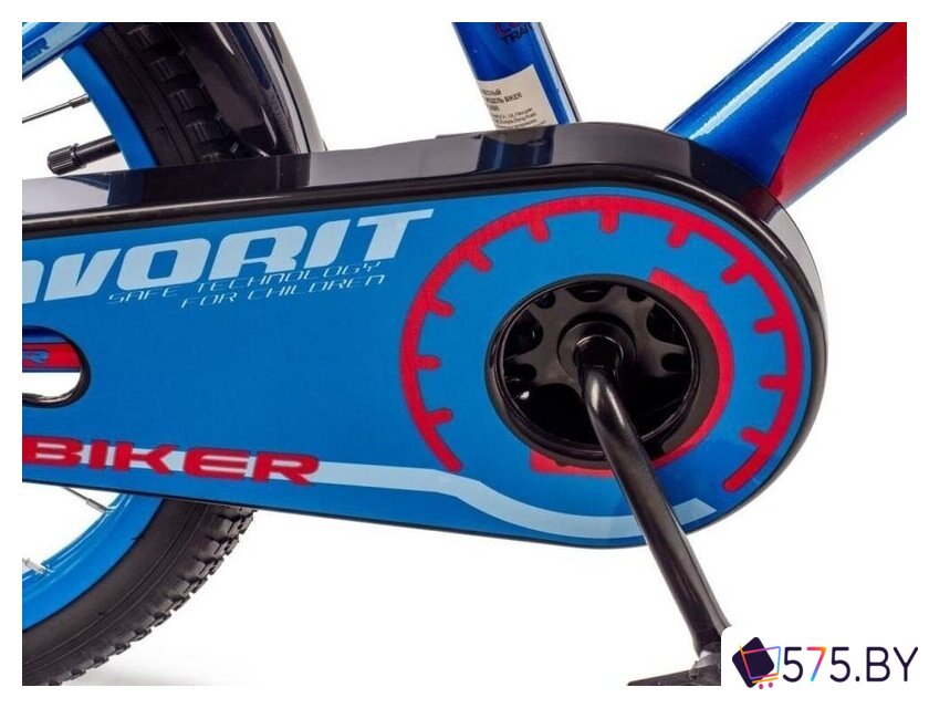 Детский велосипед Favorit Biker 20 BIK-20BR (синий/красный) в магазине 575.by