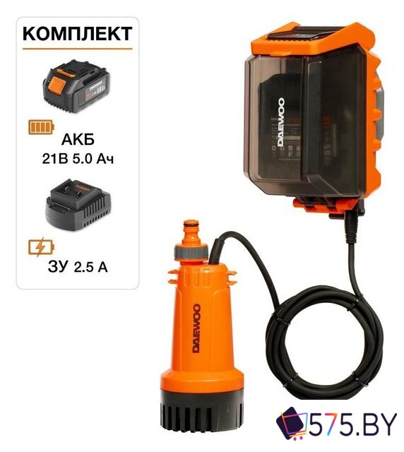 Дренажный насос Daewoo Power DHP 2021Li Set (с 1-им АКБ) в магазине 575.by