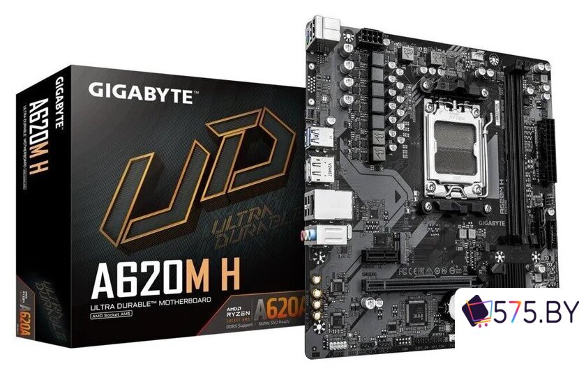 Материнская плата Gigabyte A620M H (rev. 2.2) в магазине 575.by