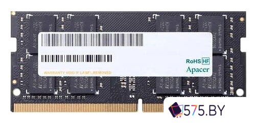 Оперативная память Apacer 8GB DDR4 SODIMM PC4-21300 AS08GGB26CQYBGH в магазине 575.by