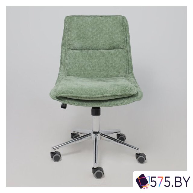 Офисное кресло AksHome Lola (зеленая рогожка GY91-14/хром) в магазине 575.by