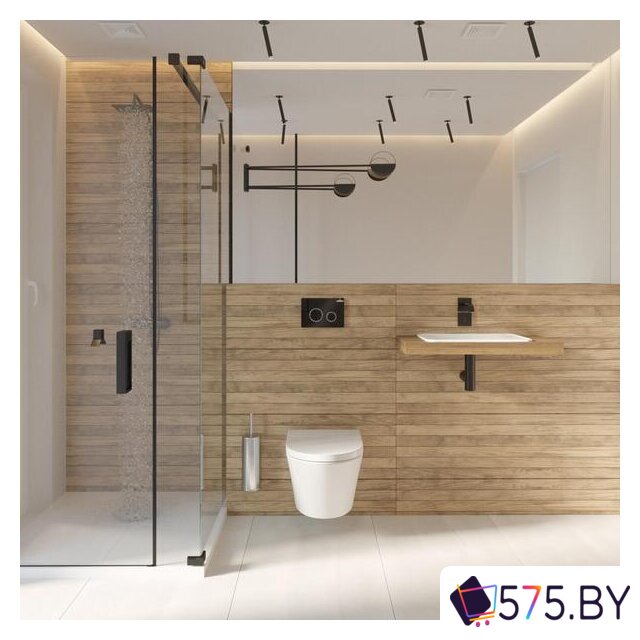 Инсталляция для унитаза Lavinia Boho Relfix 5 в 1 77010037 (черный пластик) в магазине 575.by