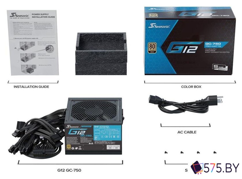 Блок питания Seasonic G12 GC-750 в магазине 575.by