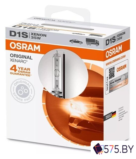 Ксеноновая лампа Osram D1S 66140 1шт в магазине 575.by