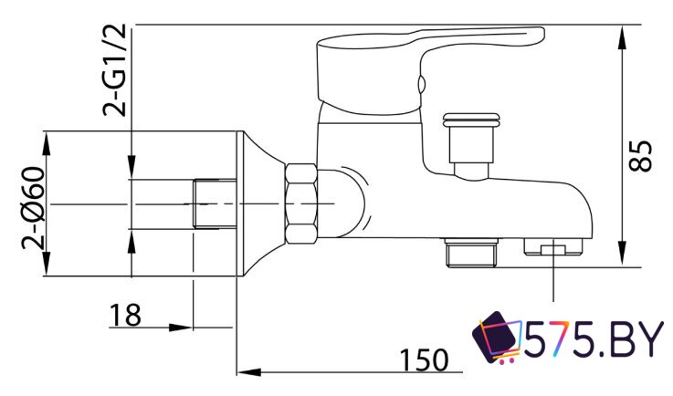 Смеситель Istok life 0402.719 в магазине 575.by