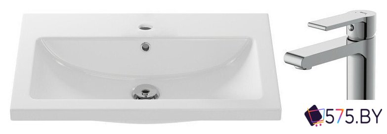 Умывальник Cersanit Como 70 S-UM-COM70/1-w + 63020 в магазине 575.by