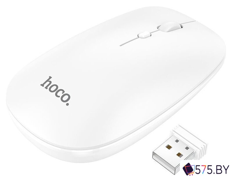 Мышь Hoco GM15 Art (белый) в магазине 575.by