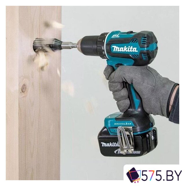 Дрель-шуруповерт Makita DDF485RF3J (с 3-мя АКБ, кейс) в магазине 575.by