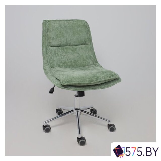 Офисное кресло AksHome Lola (зеленая рогожка GY91-14/хром) в магазине 575.by