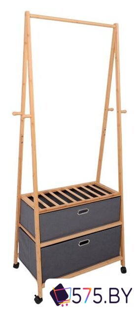 Стойка для одежды AksHome Azalea-2 (бамбук) в магазине 575.by