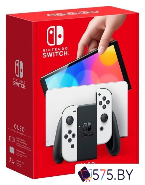 Игровая приставка Nintendo Switch OLED (белый) в магазине 575.by