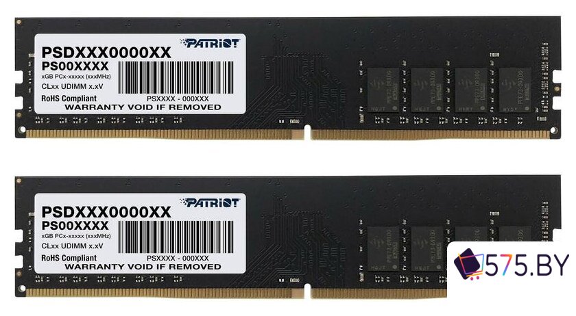 Оперативная память Patriot Signature Line 2x16GB DDR4 PC4-25600 PSD432G3200K в магазине 575.by