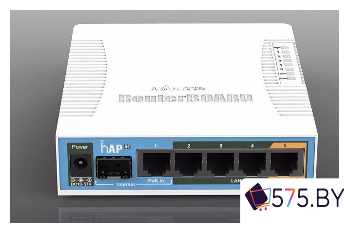 Wi-Fi роутер Mikrotik hAP ac [RB962UiGS-5HacT2HnT] в магазине 575.by