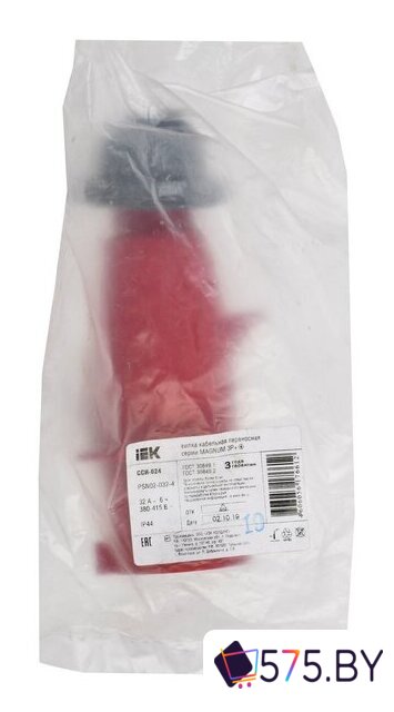 Вилка кабельная IEK PSN02-032-4 в магазине 575.by