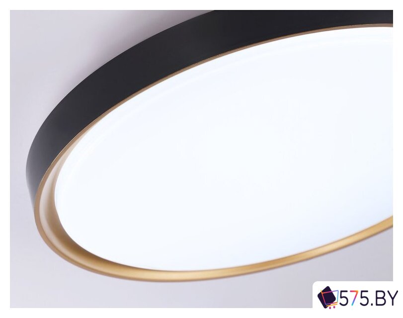 Припотолочная люстра Ambrella light Orbital FZ1249 BK/GD (черный/золото) в магазине 575.by